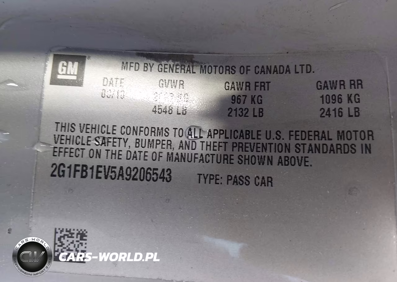 2010 Chevrolet Camaro 1Lt VIN:2G1FB1EV5A9206543 - 9