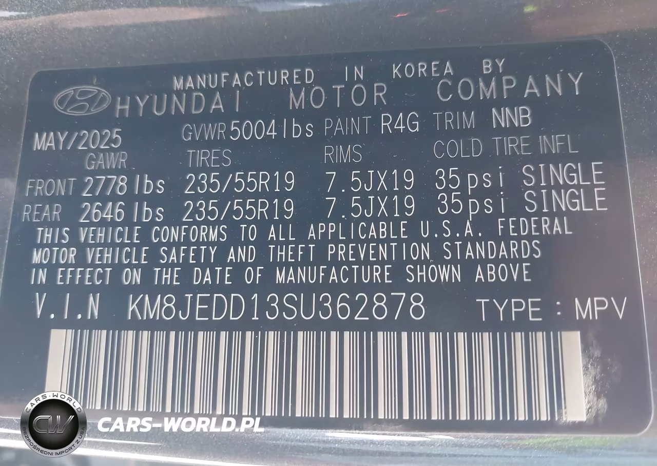 2025 Hyundai Tucson Hybrid Limited VIN:KM8JEDD13SU362878 - 9