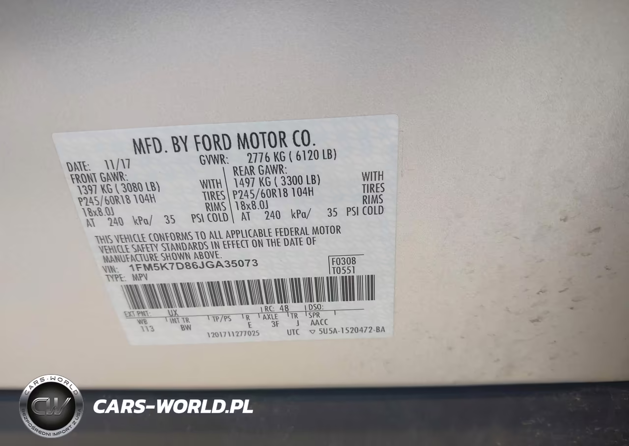 2018 Ford Explorer Xlt VIN:1FM5K7D86JGA35073 - 9