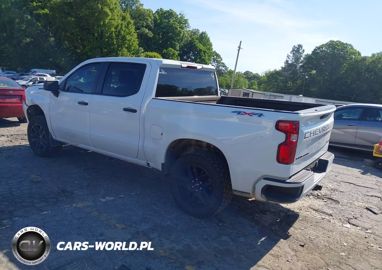 2023 Chevrolet Silverado 1500 4Wd Short Bed Custom VIN:1GCPDBEK9PZ190721 - 3