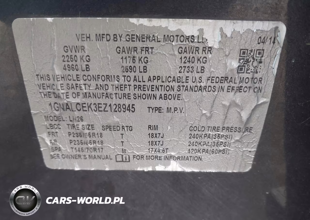 2014 Chevrolet Equinox 2Lt VIN:1GNALCEK3EZ128945 - 9