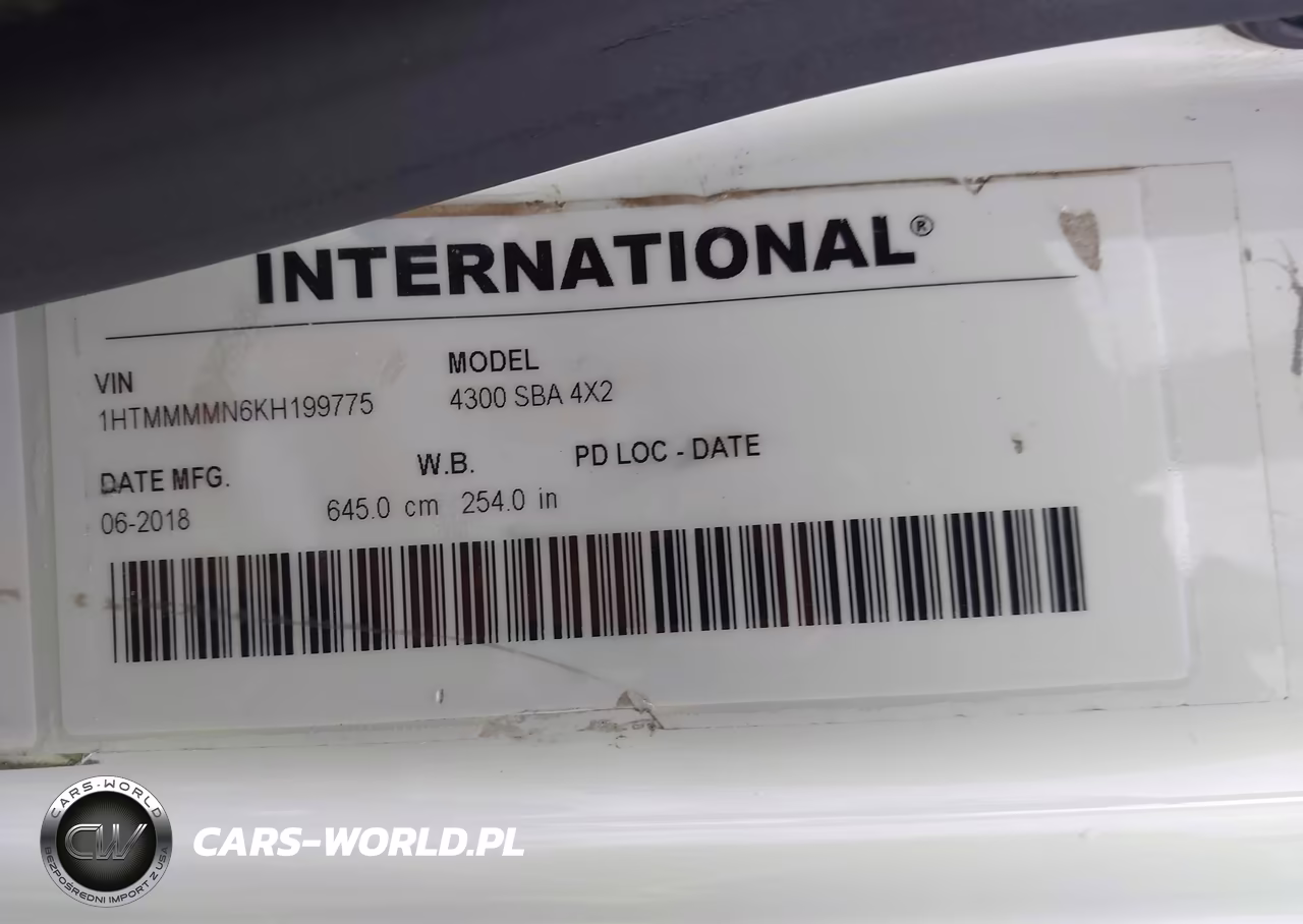 2019 International Durastar 4300 VIN:1HTMMMMN6KH199775 - 8