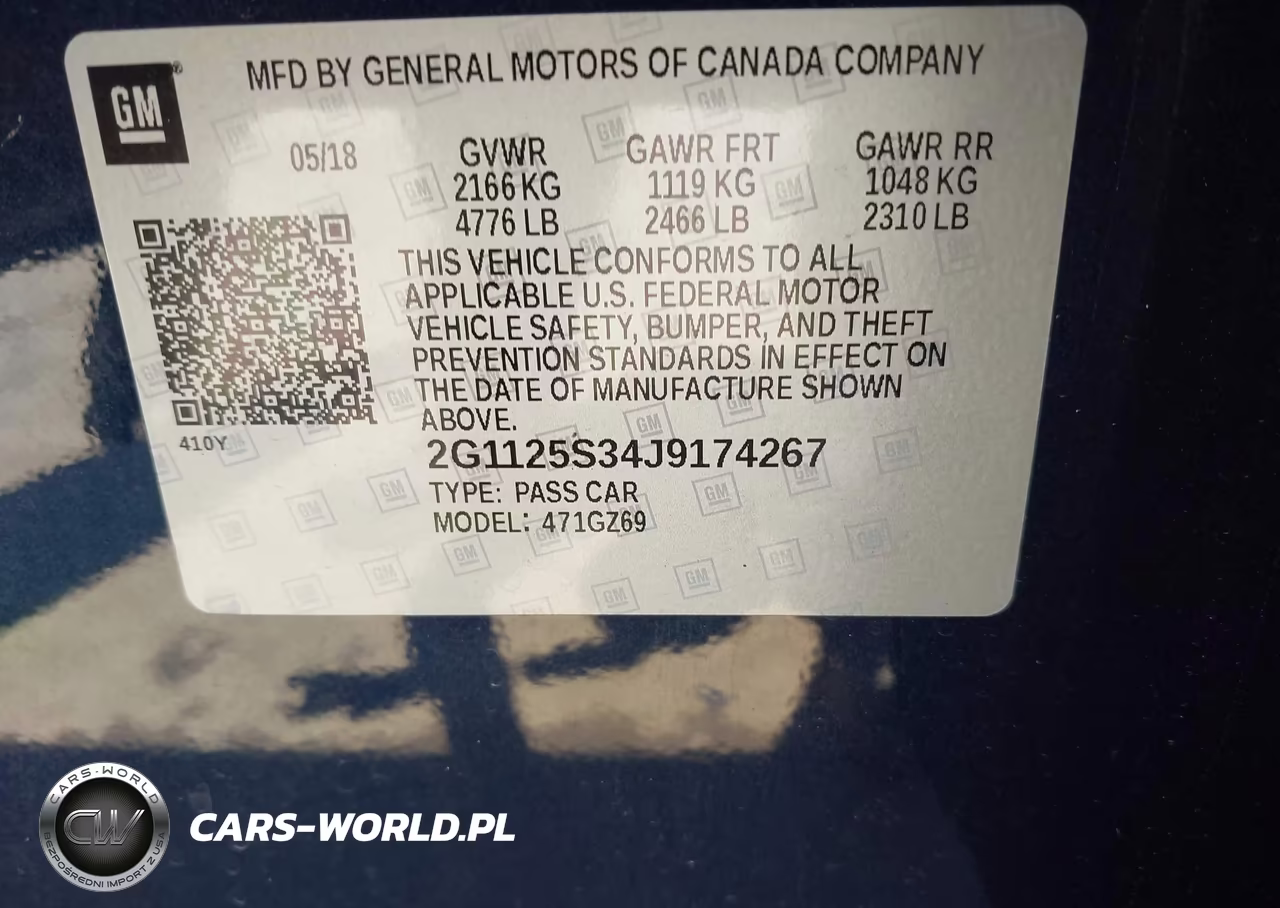 2018 Chevrolet Impala 2Lz VIN:2G1125S34J9174267 - 9