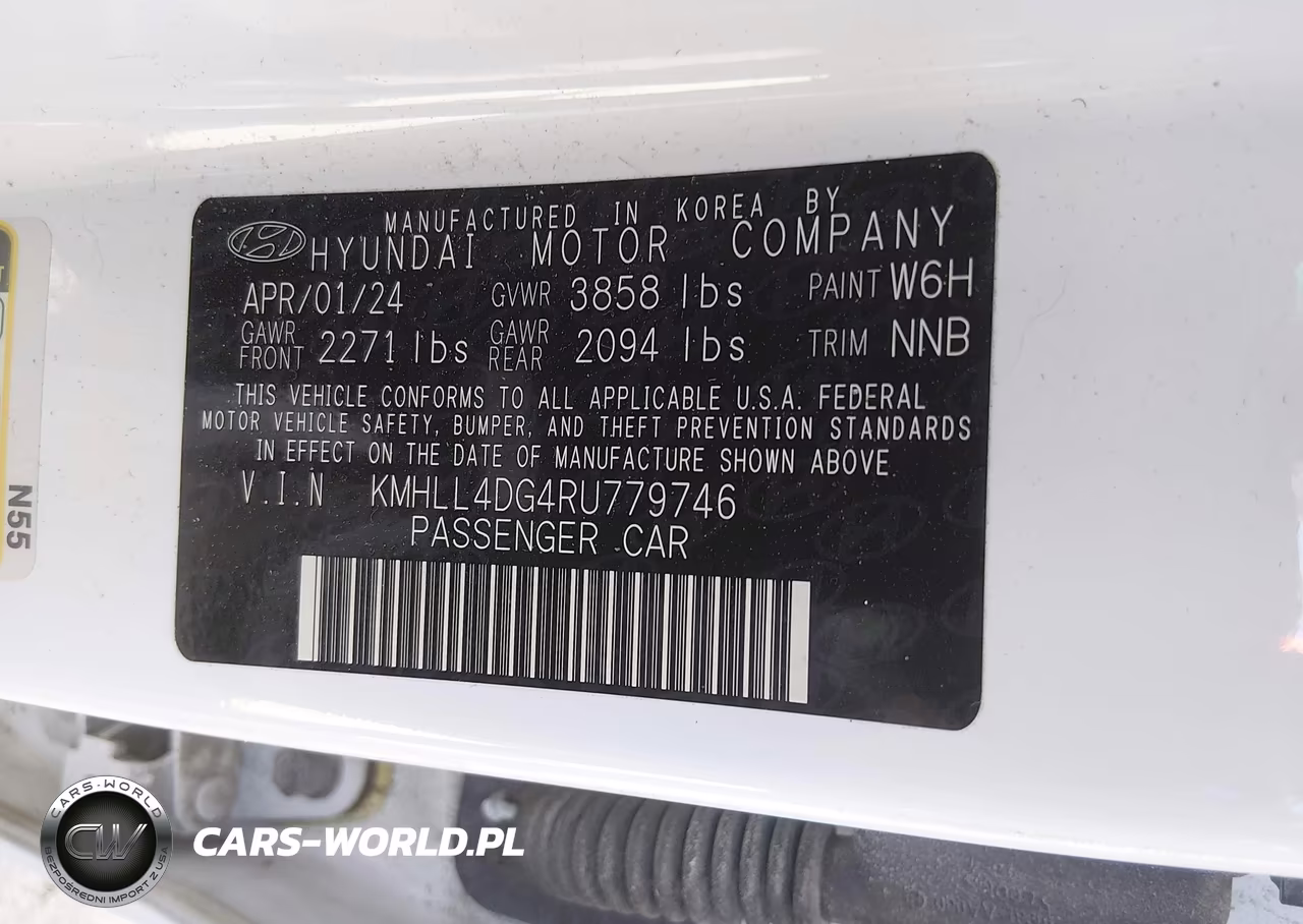 2024 Hyundai Elantra Se VIN:KMHLL4DG4RU779746 - 9