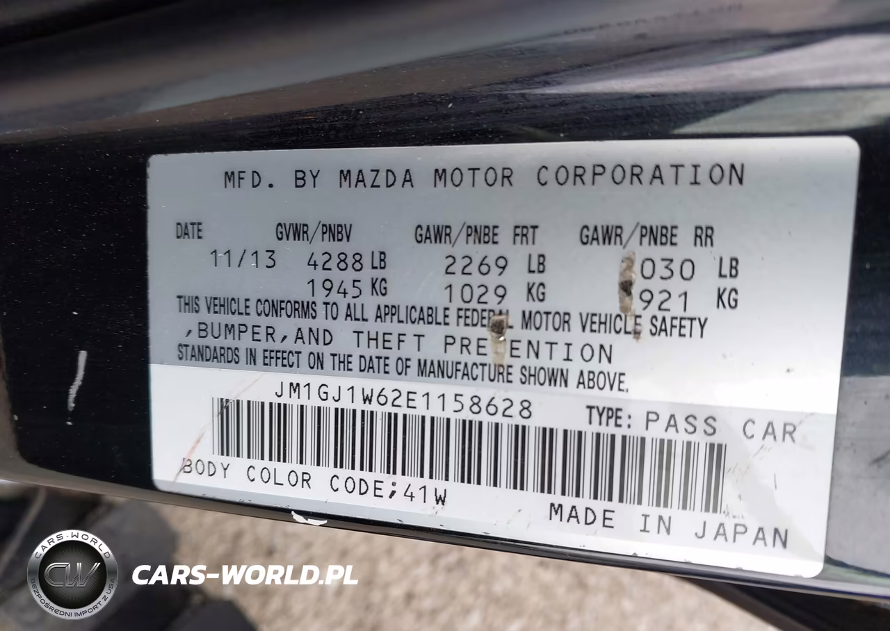 2014 Mazda Mazda6 I Grand Touring VIN:JM1GJ1W62E1158628 - 9
