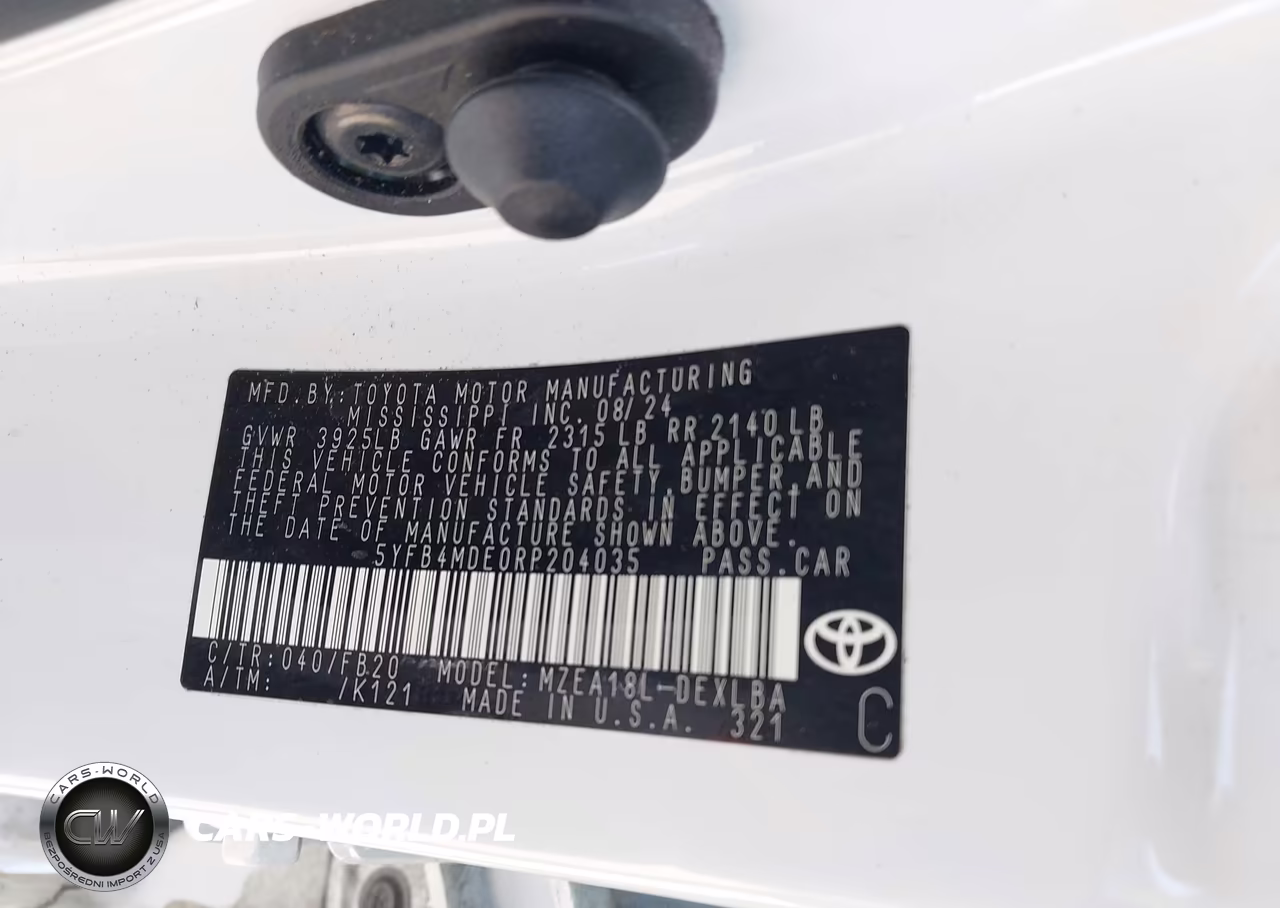 2024 Toyota Corolla Le VIN:5YFB4MDE0RP204035 - 9