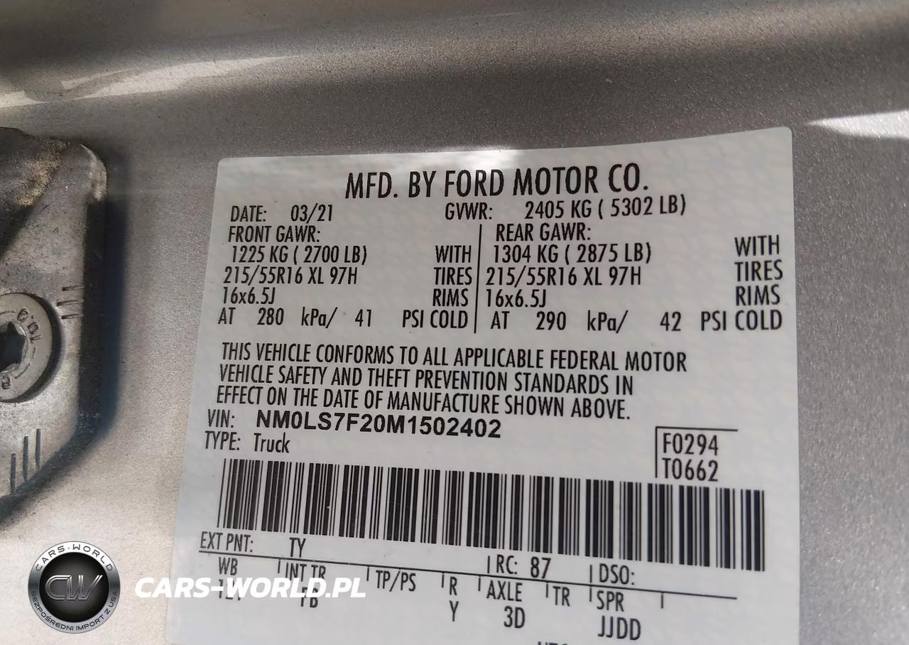 2021 Ford Transit Connect Xlt VIN:NM0LS7F20M1502402 - 9