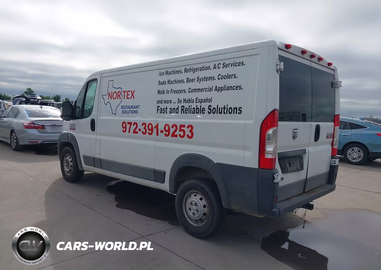 2017 Ram Promaster 1500 Low Roof 136 Wb VIN:3C6TRVAG7HE536045 - 3