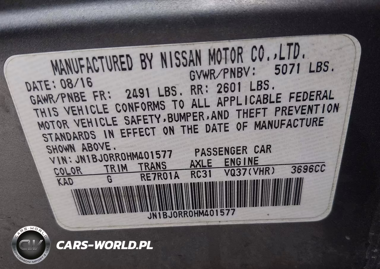 2017 Infiniti Qx50 VIN:JN1BJ0RR0HM401577 - 9