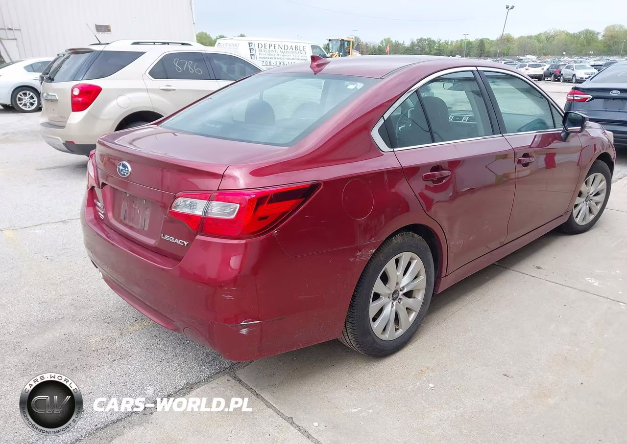 2016 Subaru Legacy 2.5I Premium VIN:4S3BNBF67G3055796 - 4