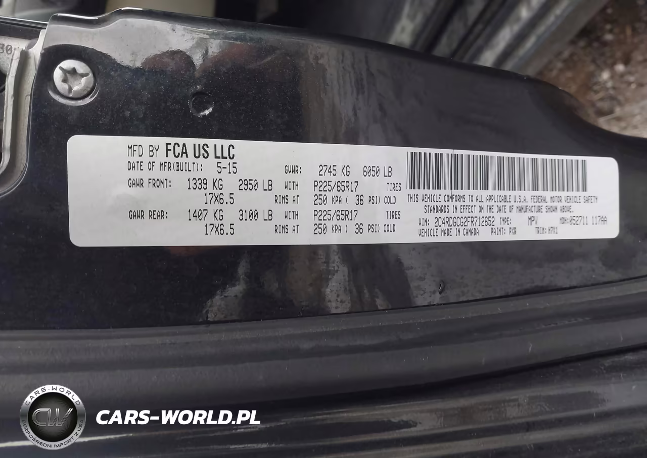 2015 Dodge Grand Caravan Sxt VIN:2C4RDGCG2FR712652 - 9