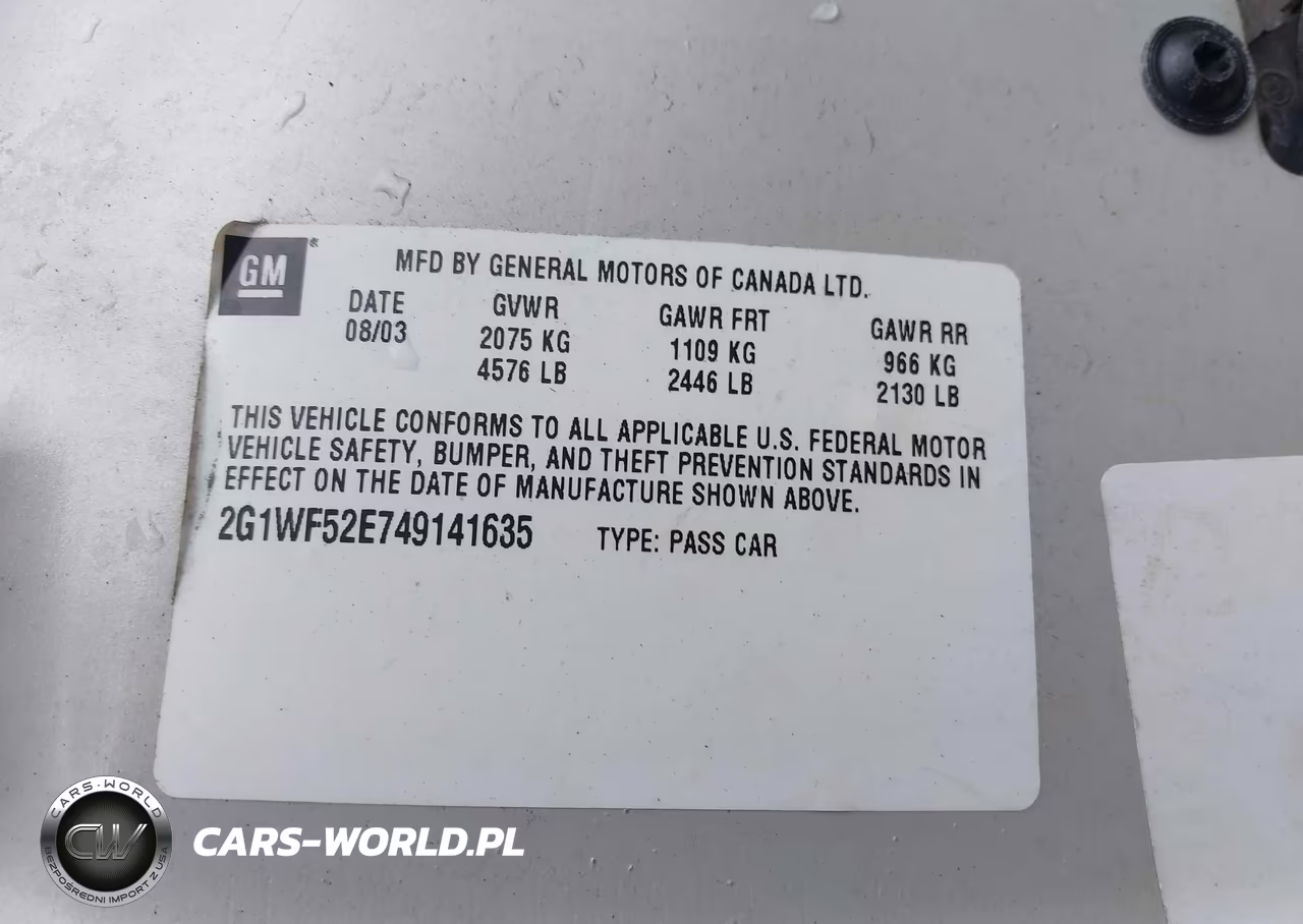 2004 Chevrolet Impala VIN:2G1WF52E749141635 - 9