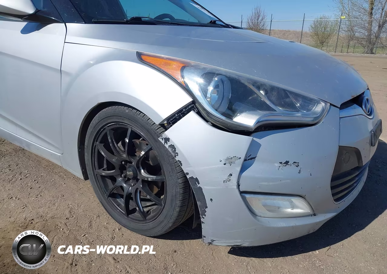 2012 Hyundai Veloster Base W-Black VIN:KMHTC6AD2CU030697 - 12