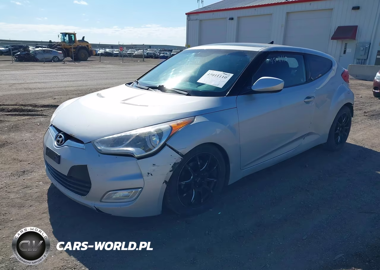 2012 Hyundai Veloster Base W-Black VIN:KMHTC6AD2CU030697 - 2