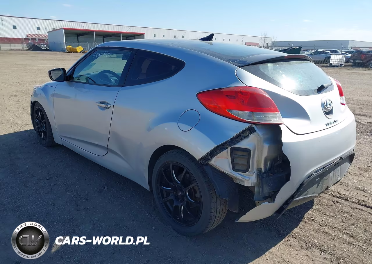 2012 Hyundai Veloster Base W-Black VIN:KMHTC6AD2CU030697 - 3