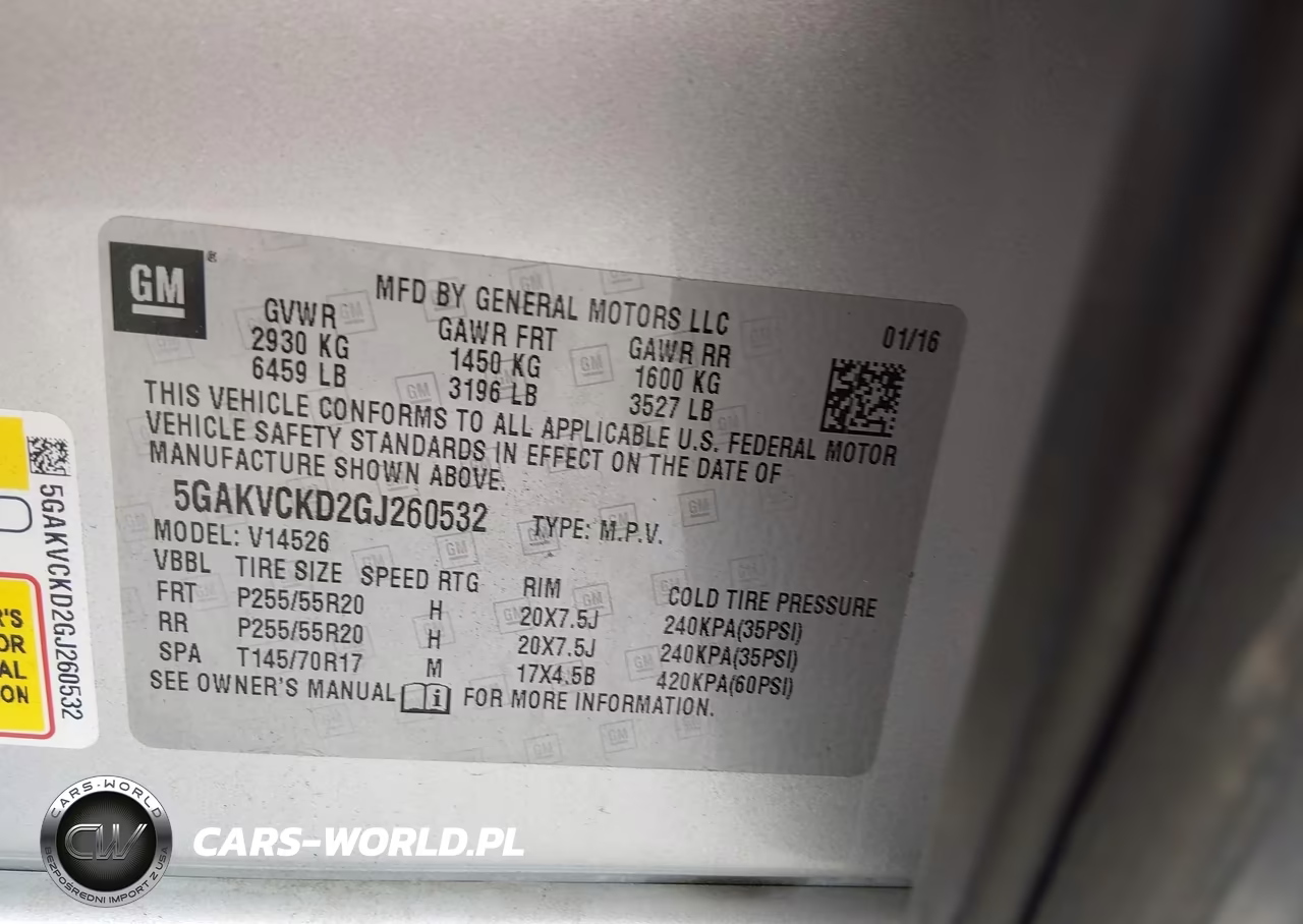 2016 Buick Enclave Premium VIN:5GAKVCKD2GJ260532 - 9