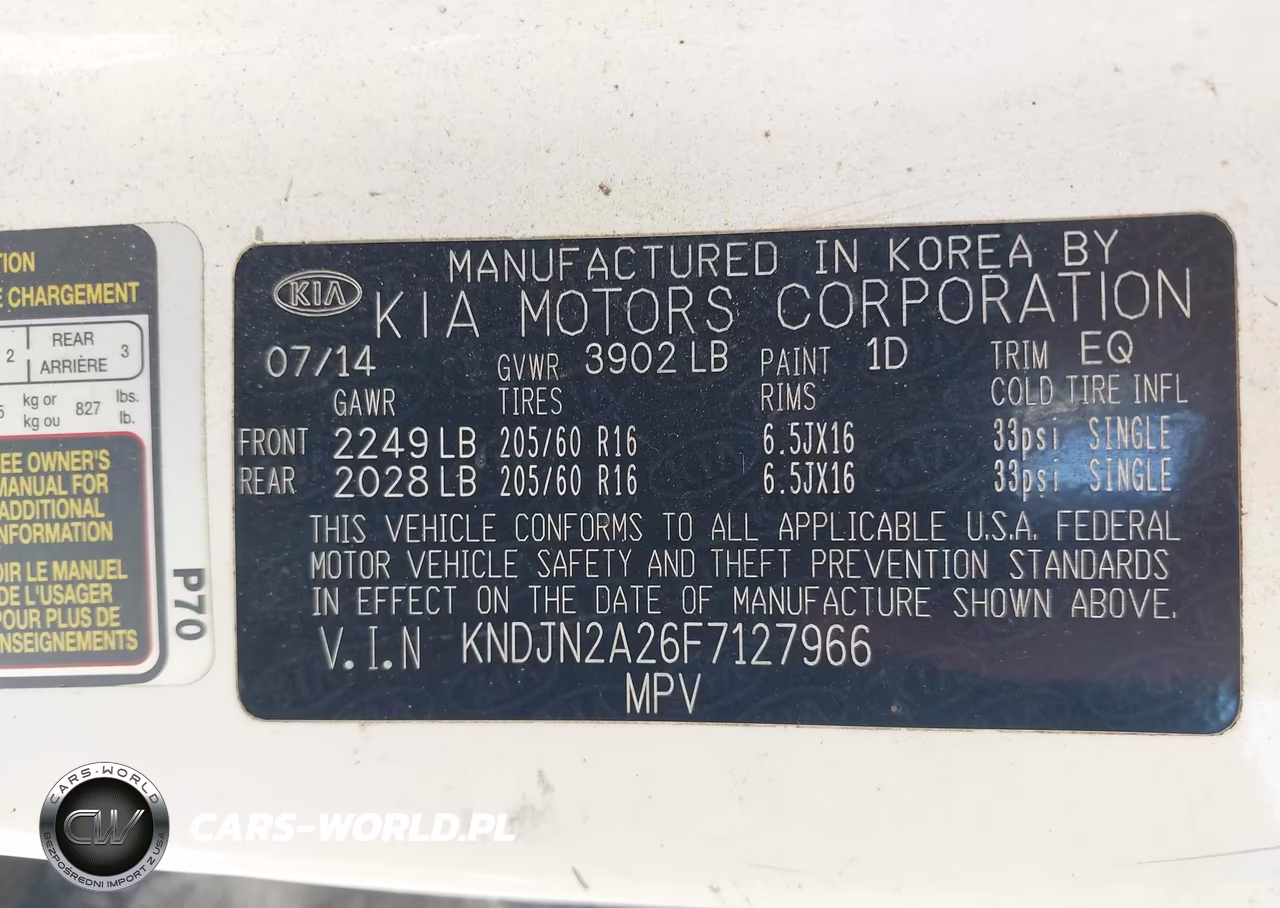 2015 Kia Soul VIN:KNDJN2A26F7127966 - 9