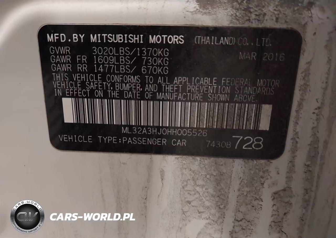 2017 Mitsubishi Mirage Es VIN:ML32A3HJ0HH005526 - 9