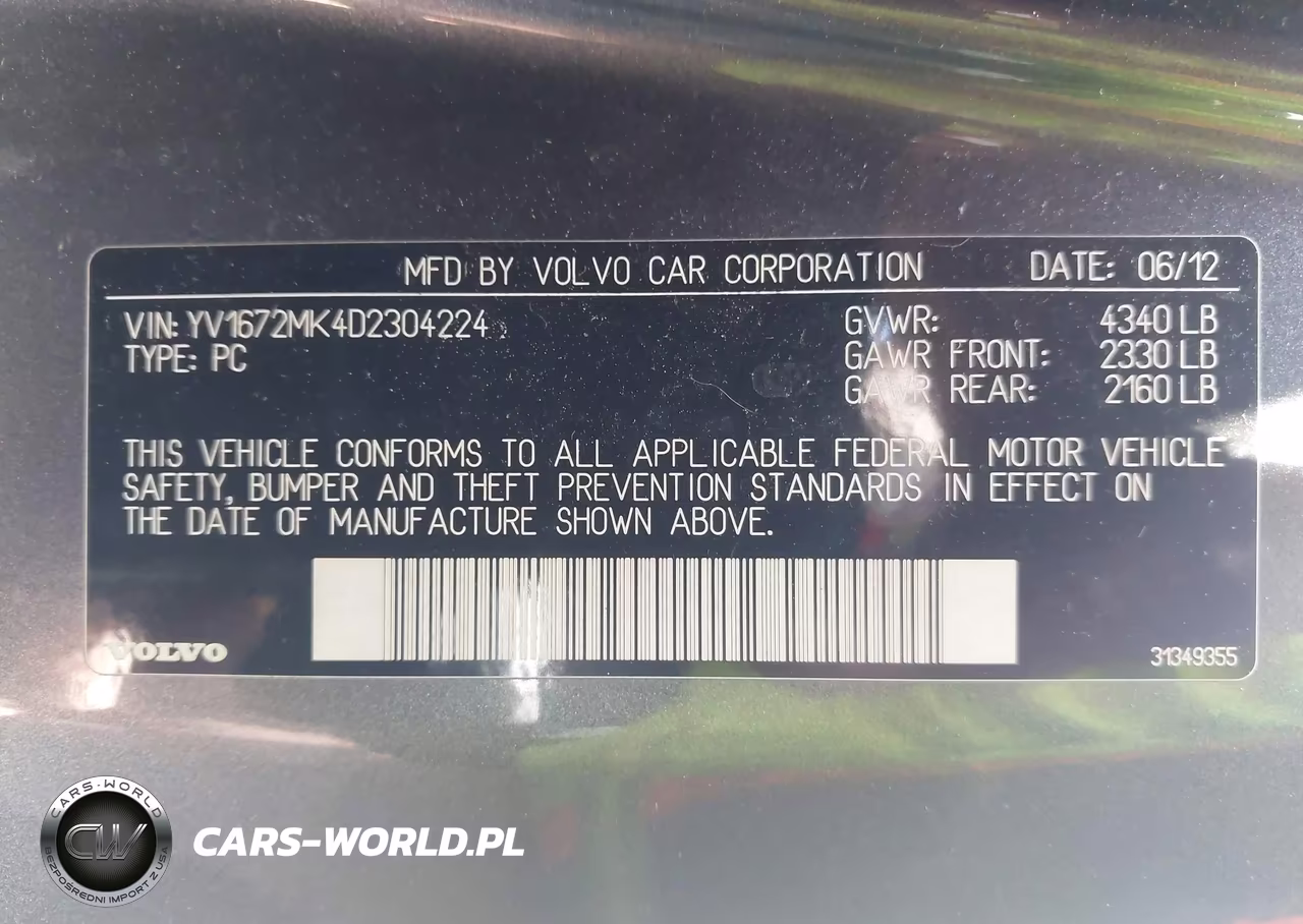 2013 Volvo C30 T5-T5 Platinum-T5 Premier-T5 Premier Plus-T5 R-Design-T5 R-Design Platinum-T5 R-Design Premier VIN:YV1672MK4D2304224 - 9