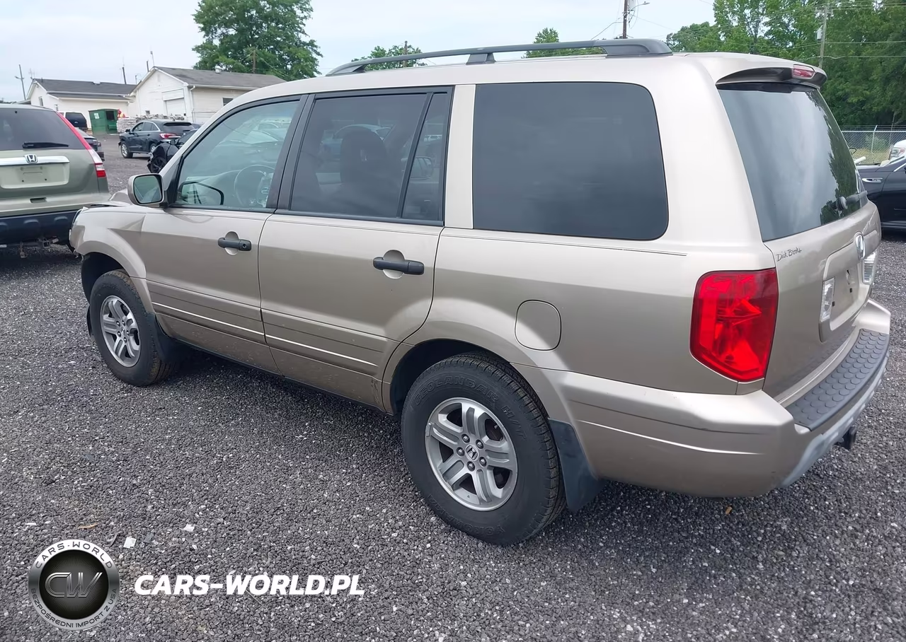 2005 Honda Pilot Ex-L VIN:2HKYF18585H504362 - 3