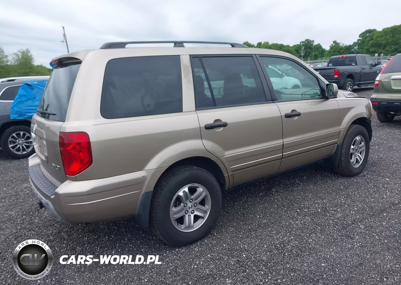 2005 Honda Pilot Ex-L VIN:2HKYF18585H504362 - 4