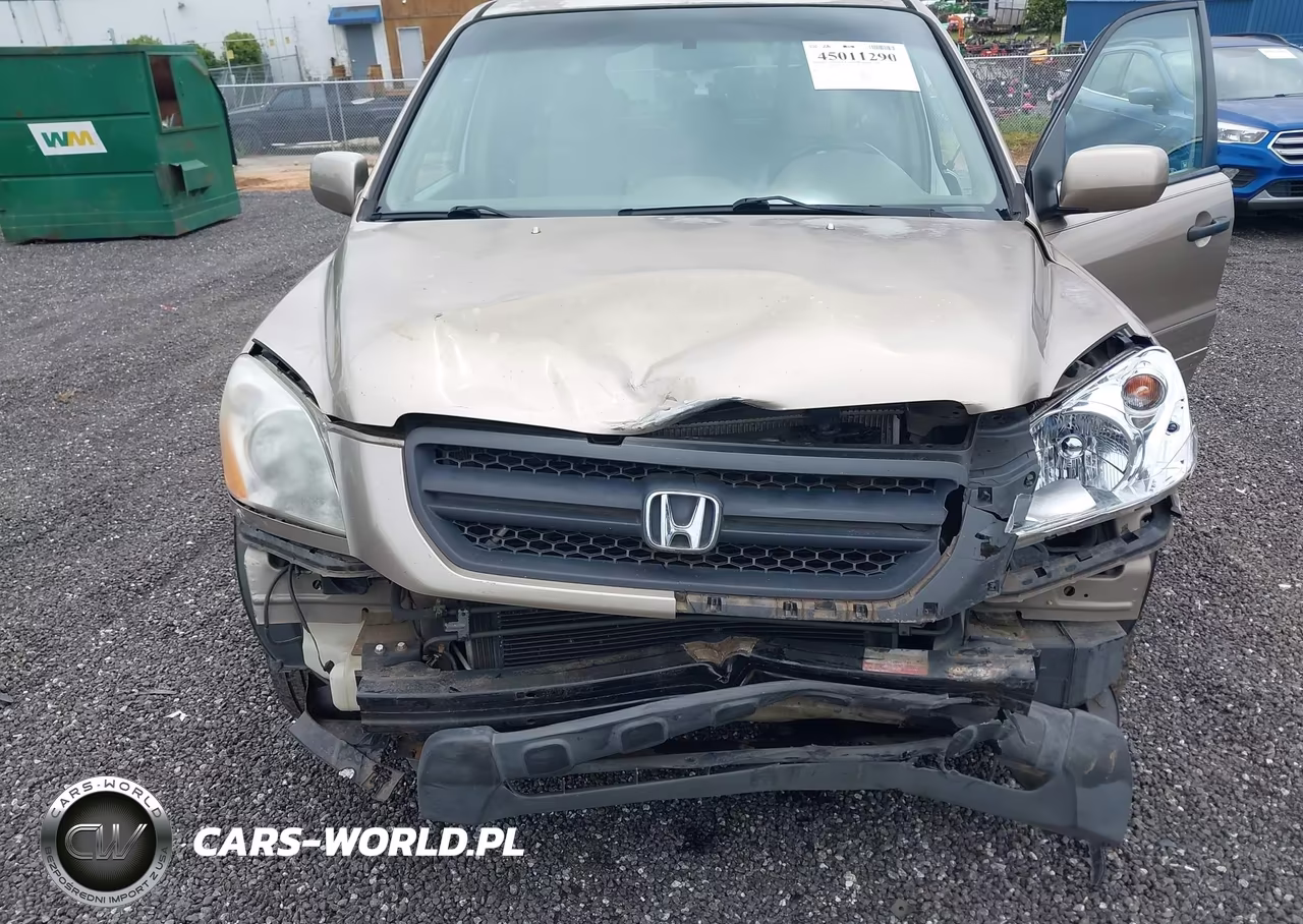 2005 Honda Pilot Ex-L VIN:2HKYF18585H504362 - 6
