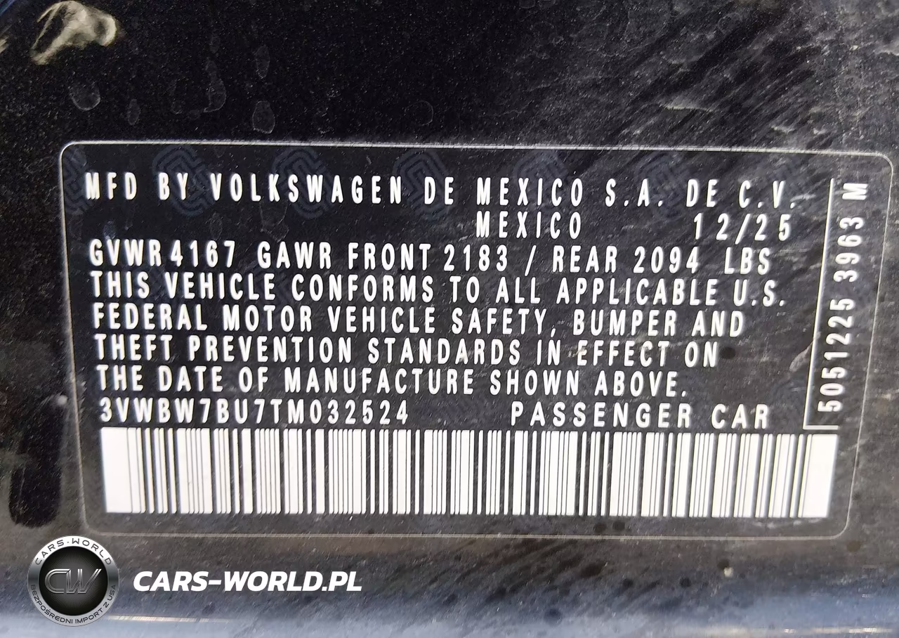 2026 Volkswagen Jetta Sport VIN:3VWBW7BU7TM032524 - 9