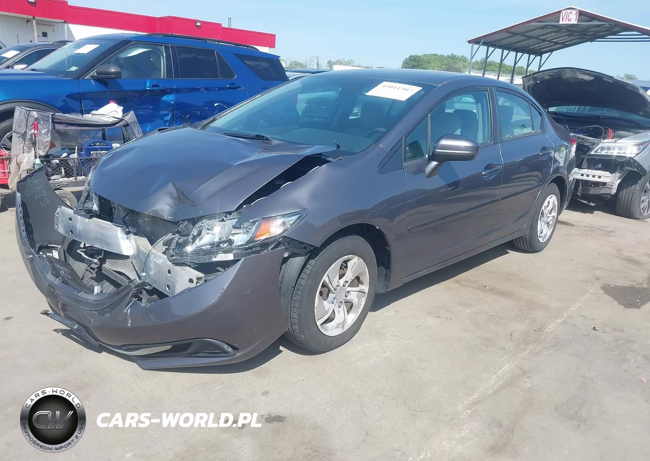 2014 Honda Civic Lx VIN:19XFB2F53EE259387 - 2