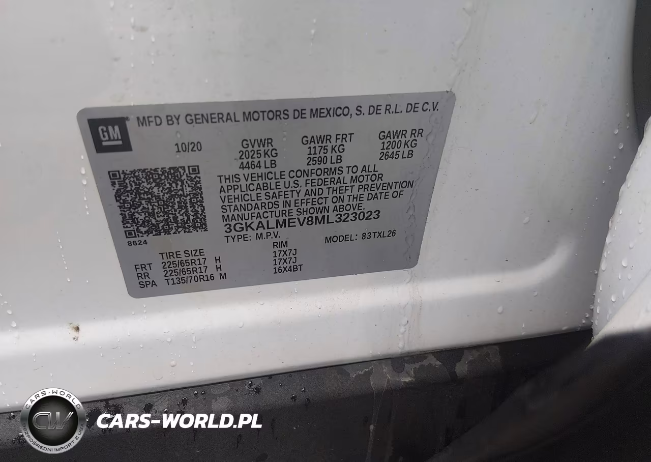 2021 GMC Terrain Fwd Sle VIN:3GKALMEV8ML323023 - 9