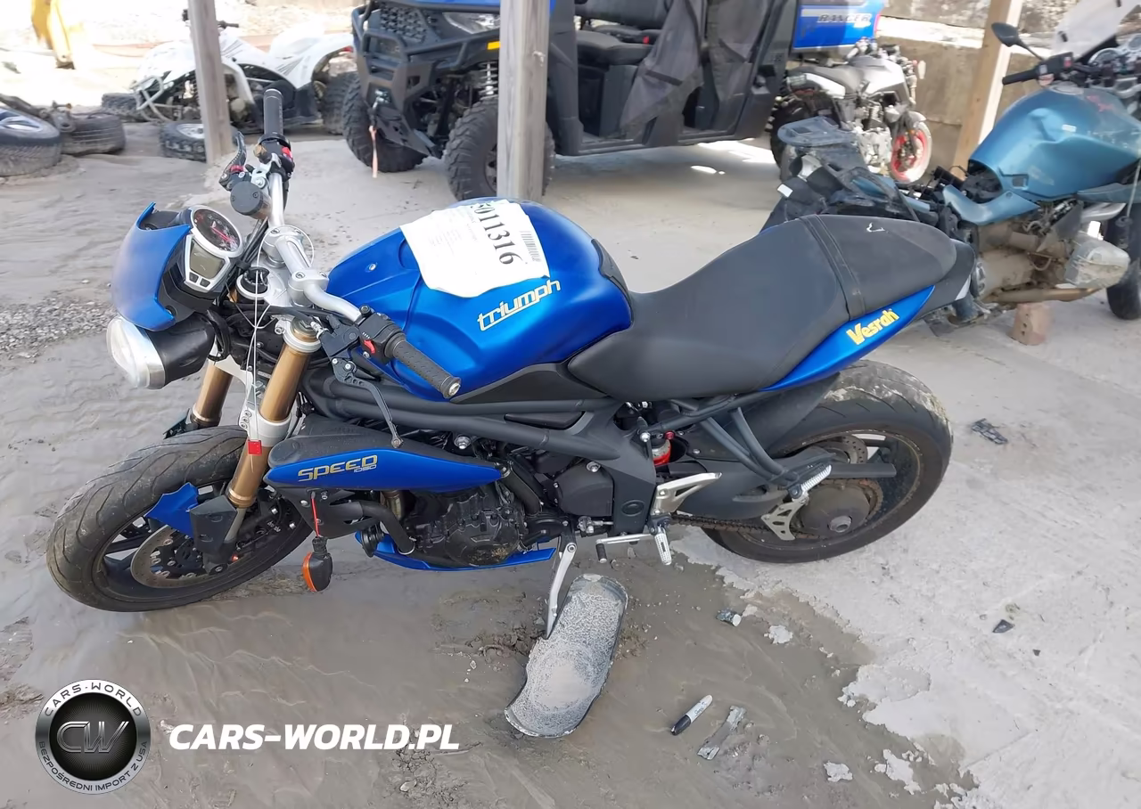 2014 Triumph Motorcycle Speed Triple Abs VIN:SMTN01PK1ET618065 - 2