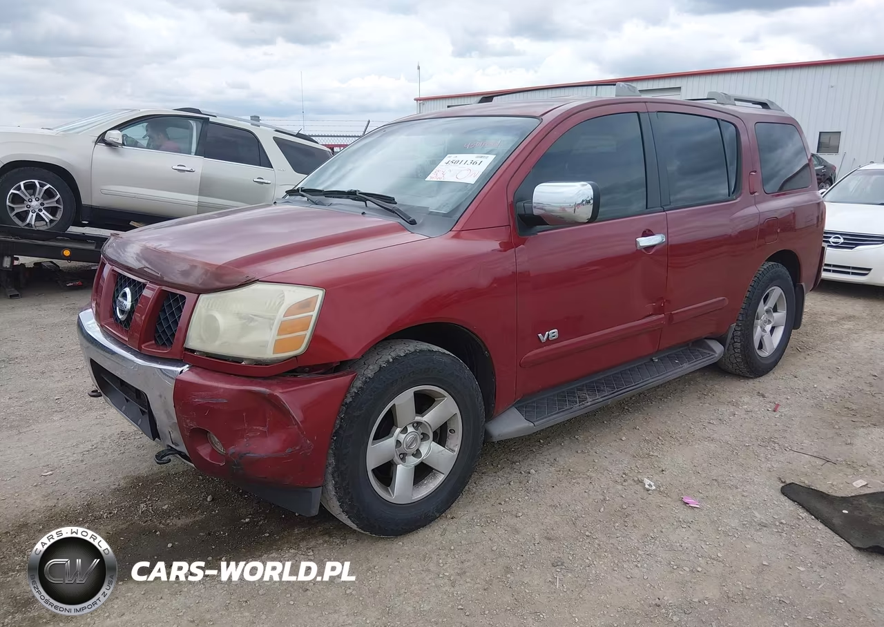2007 Nissan Armada Se VIN:5N1BA08C87N720028 - 2
