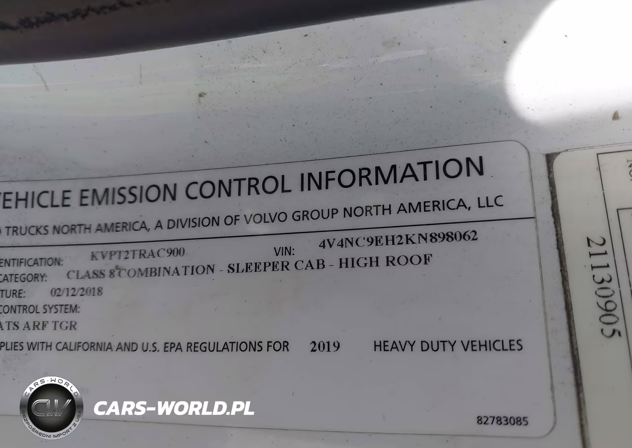 2019 Volvo Vnl VIN:4V4NC9EH2KN898062 - 8
