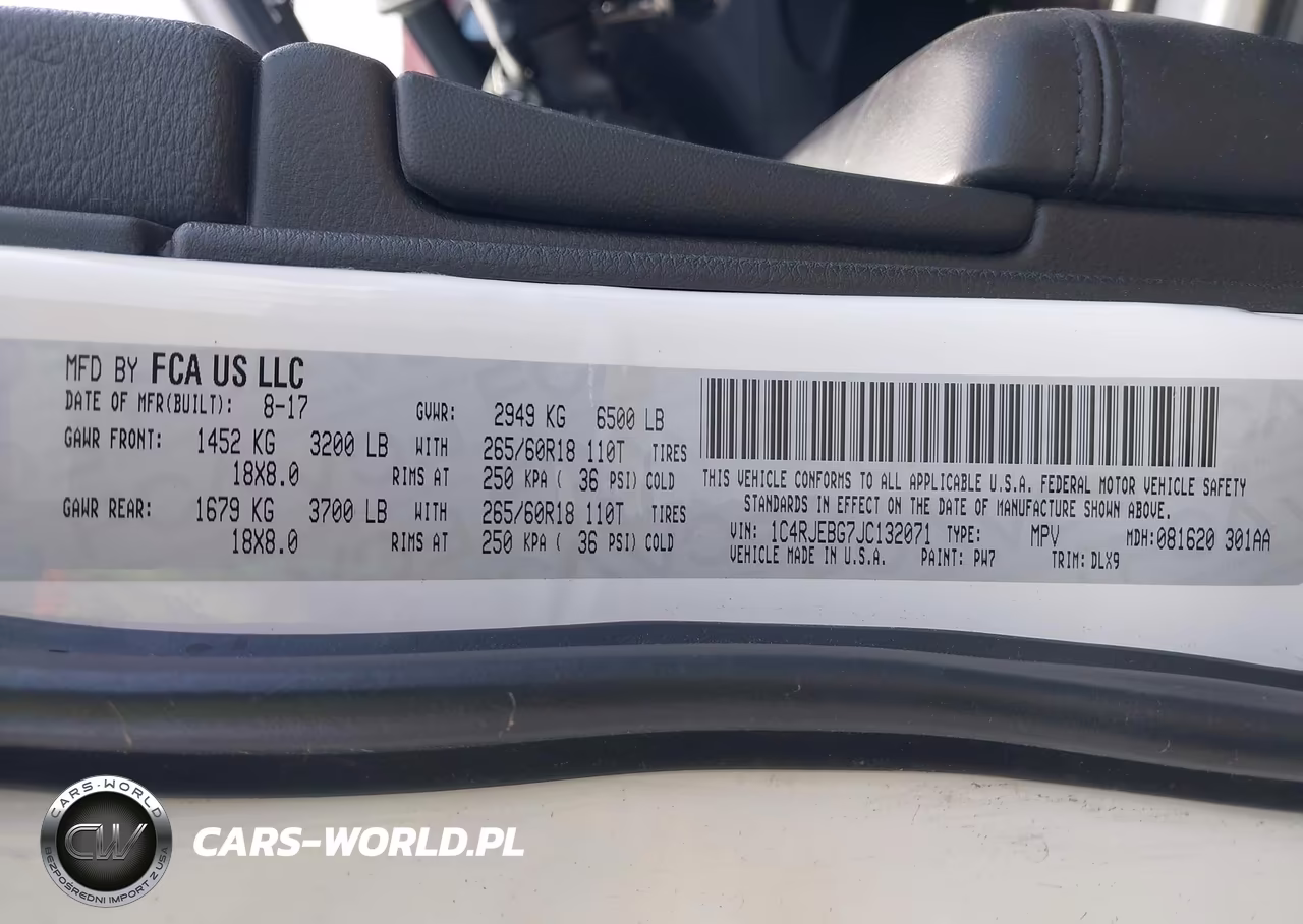 2018 Jeep Grand Cherokee Limited 4X2 VIN:1C4RJEBG7JC132071 - 9
