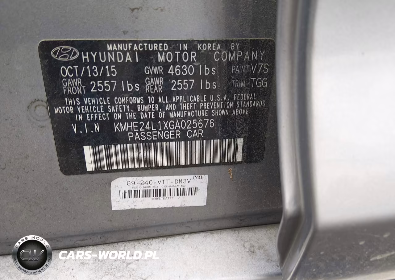 2016 Hyundai Sonata Hybrid Se VIN:KMHE24L1XGA025676 - 9