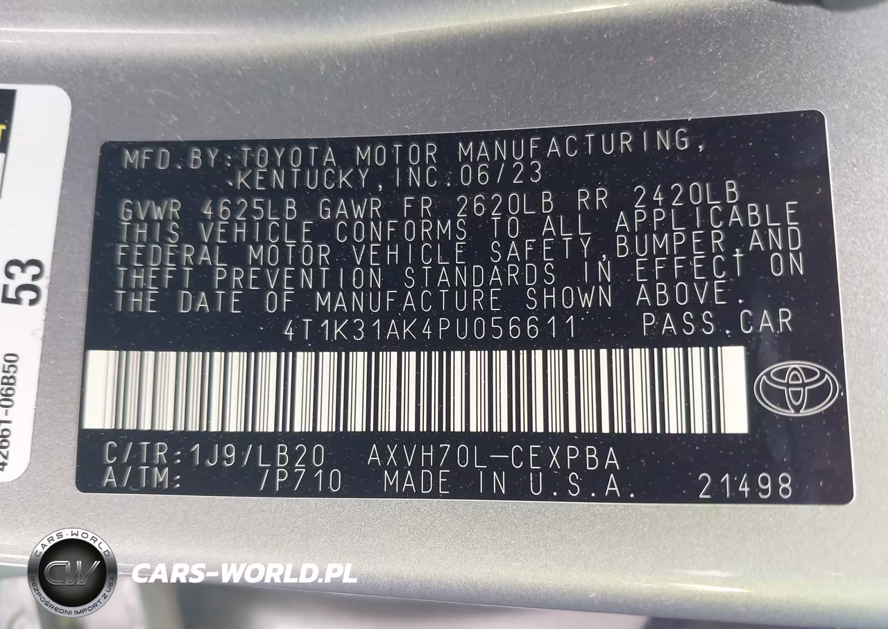 2023 Toyota Camry Xse Hybrid VIN:4T1K31AK4PU056611 - 9