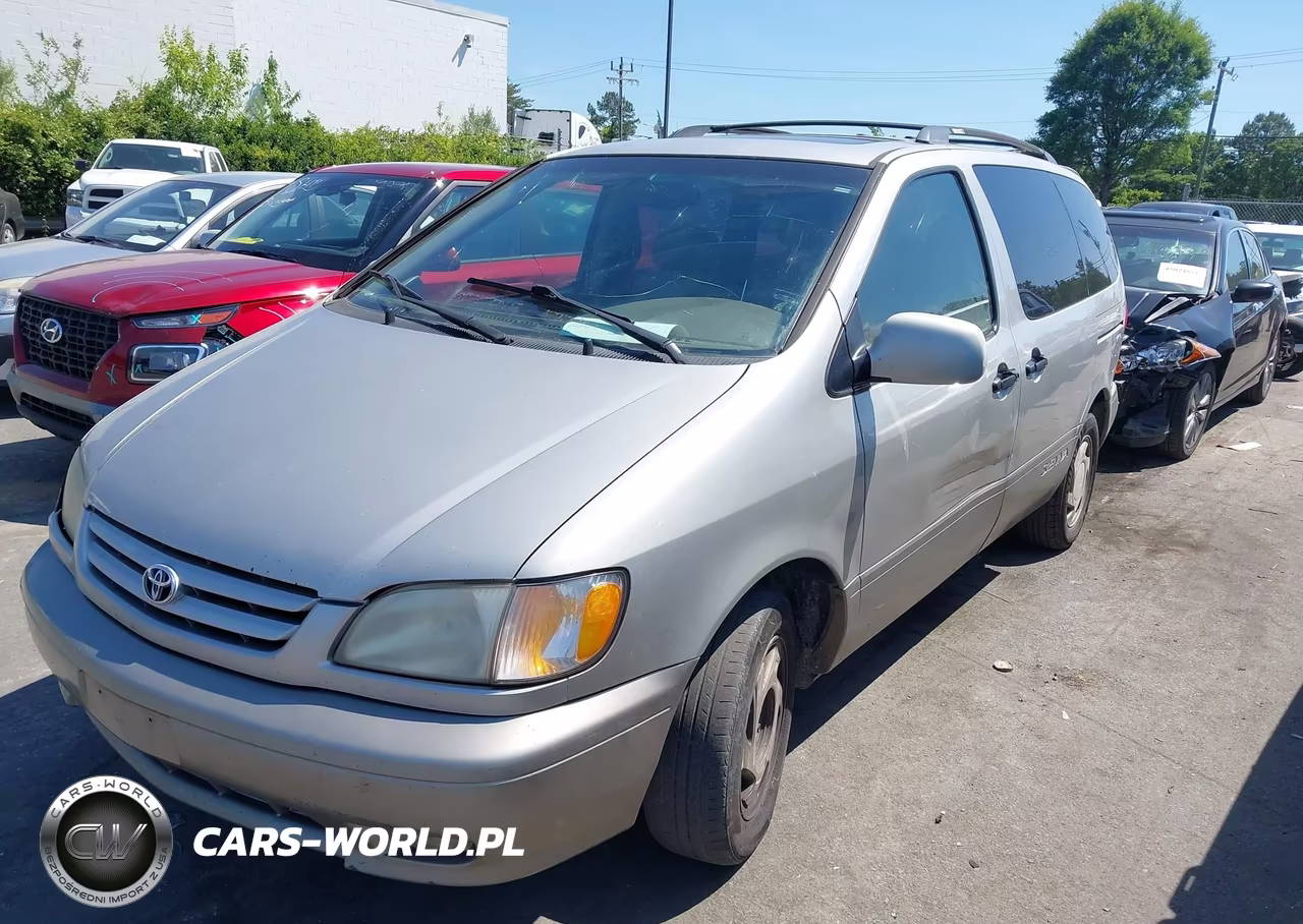 2001 Toyota Sienna Xle VIN:4T3ZF13C71U361031 - 2