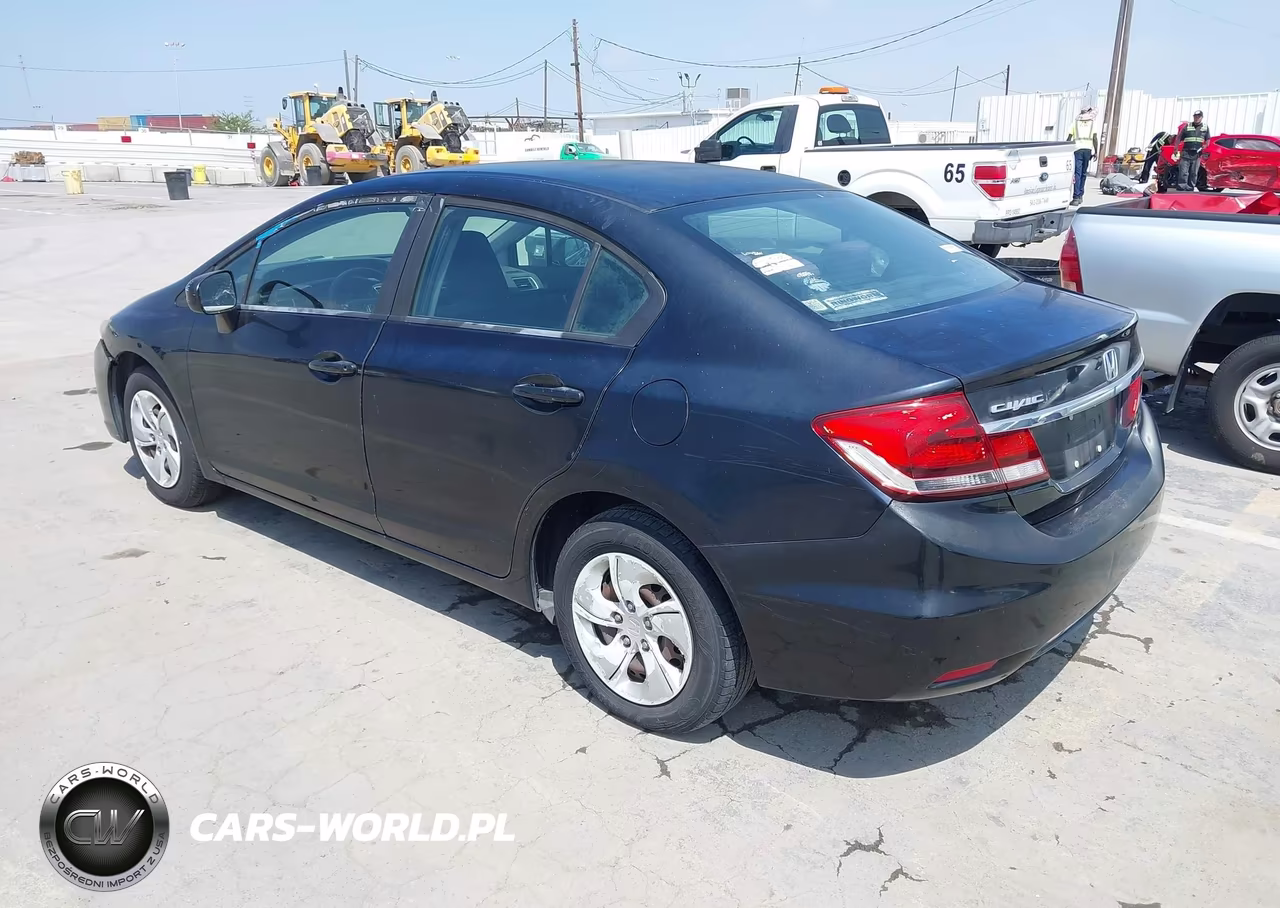 2014 Honda Civic Lx VIN:19XFB2E52EE016705 - 3