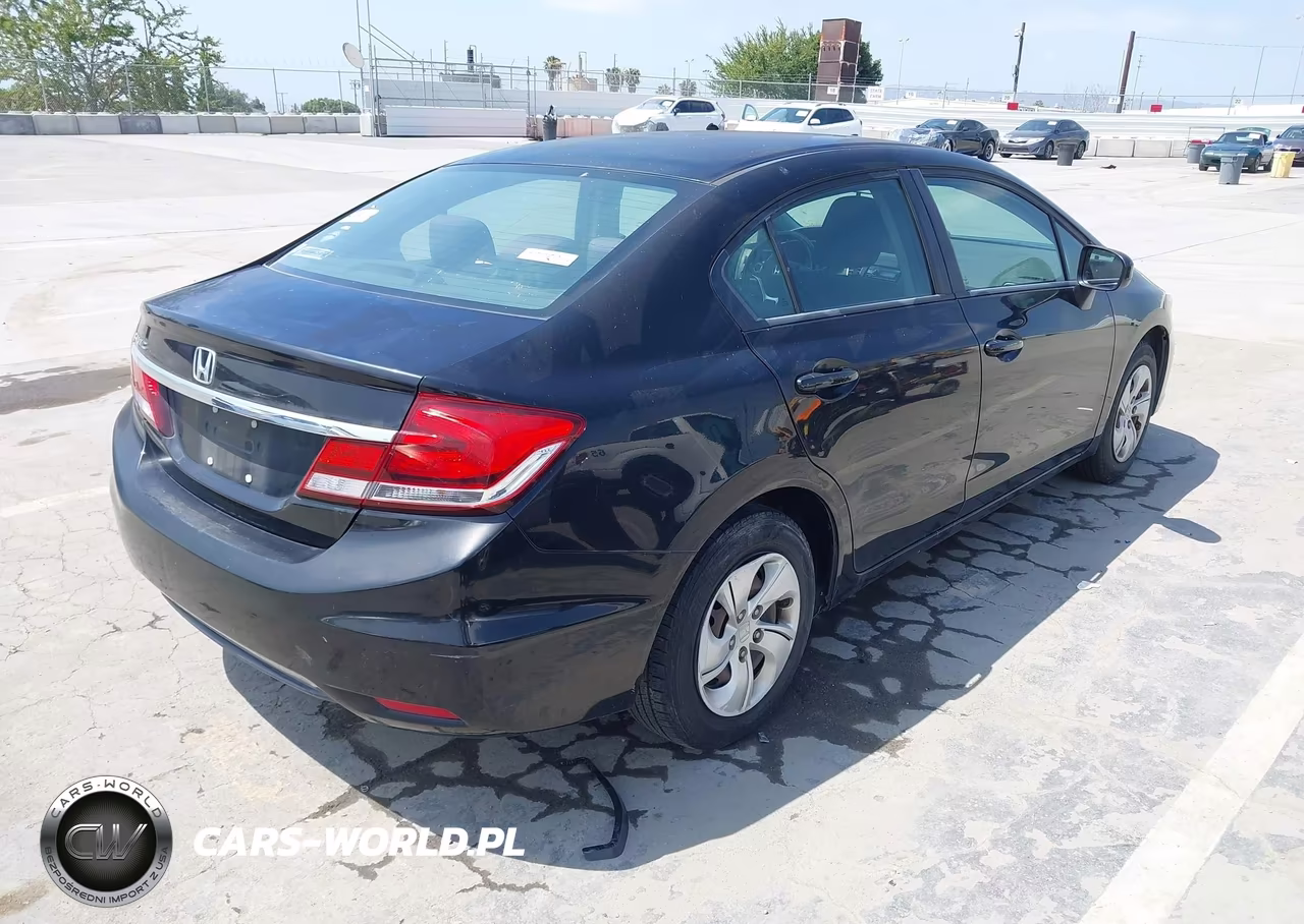 2014 Honda Civic Lx VIN:19XFB2E52EE016705 - 4