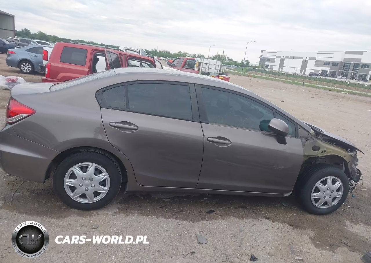 2013 Honda Civic Lx VIN:2HGFB2F5XDH596840 - 14
