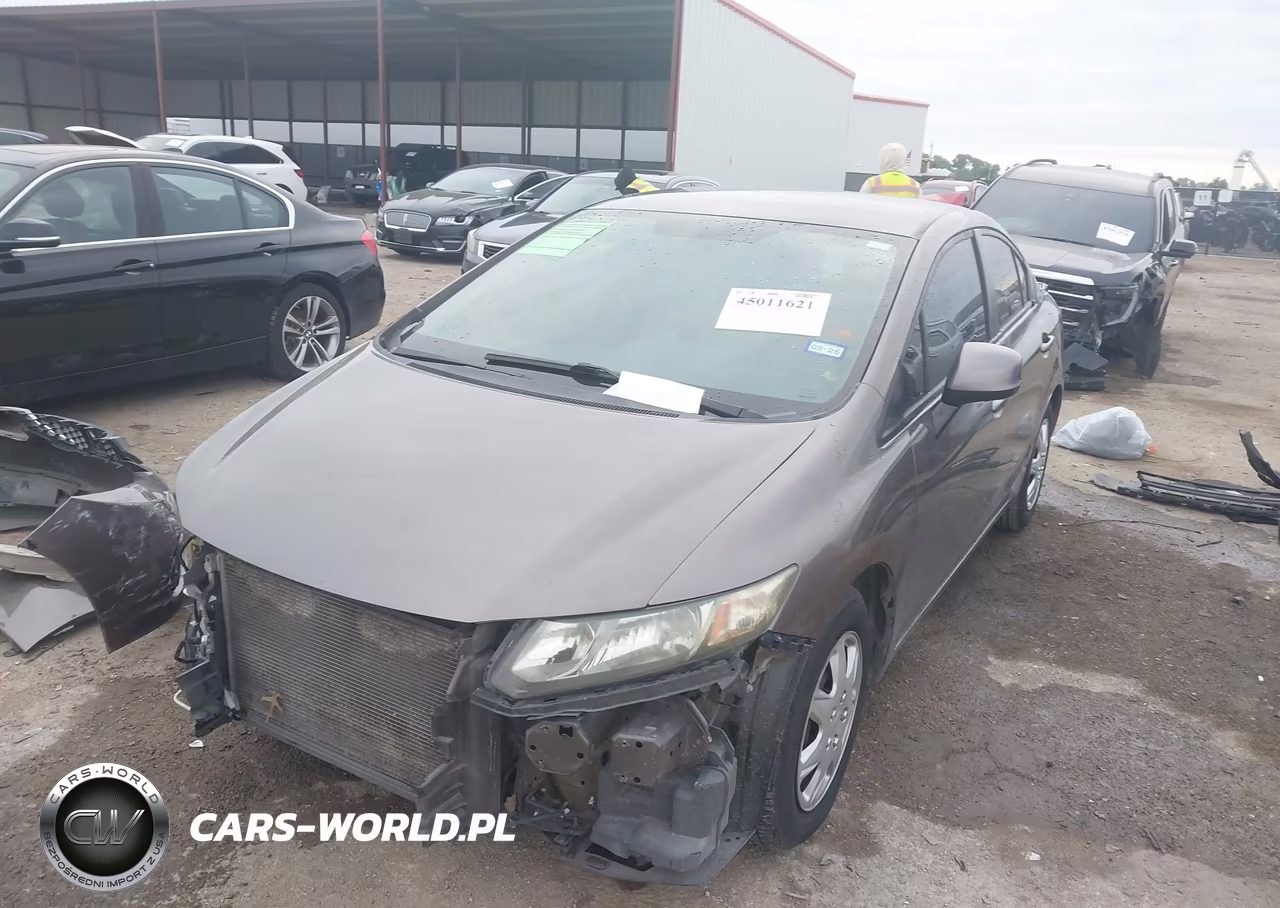 2013 Honda Civic Lx VIN:2HGFB2F5XDH596840 - 2