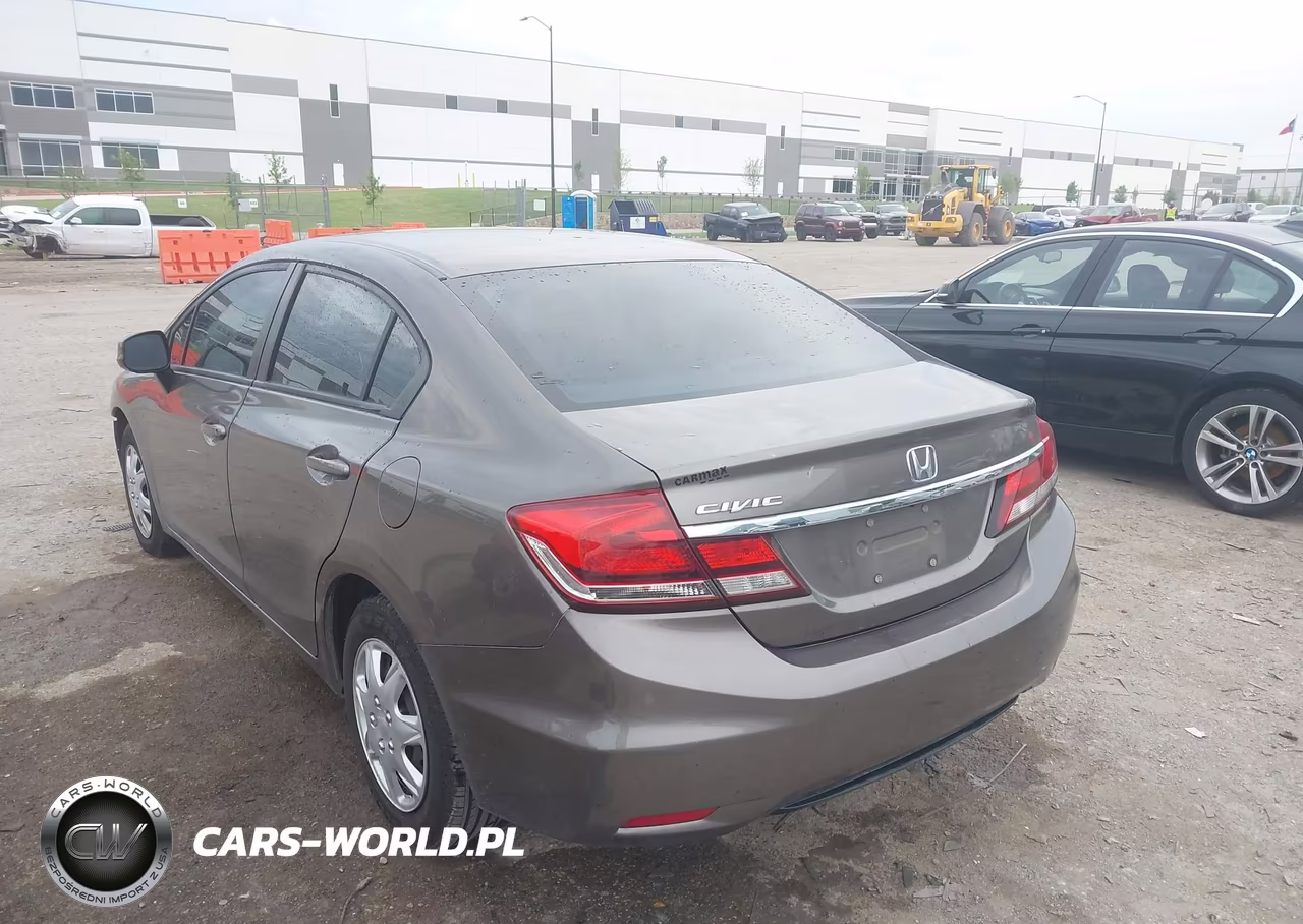 2013 Honda Civic Lx VIN:2HGFB2F5XDH596840 - 3