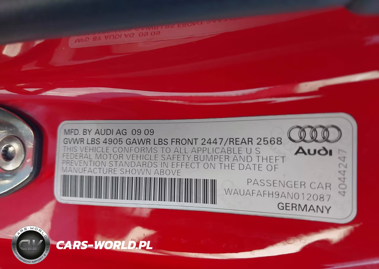2010 Audi A5 2.0T Premium VIN:WAUAFAFH9AN012087 - 9