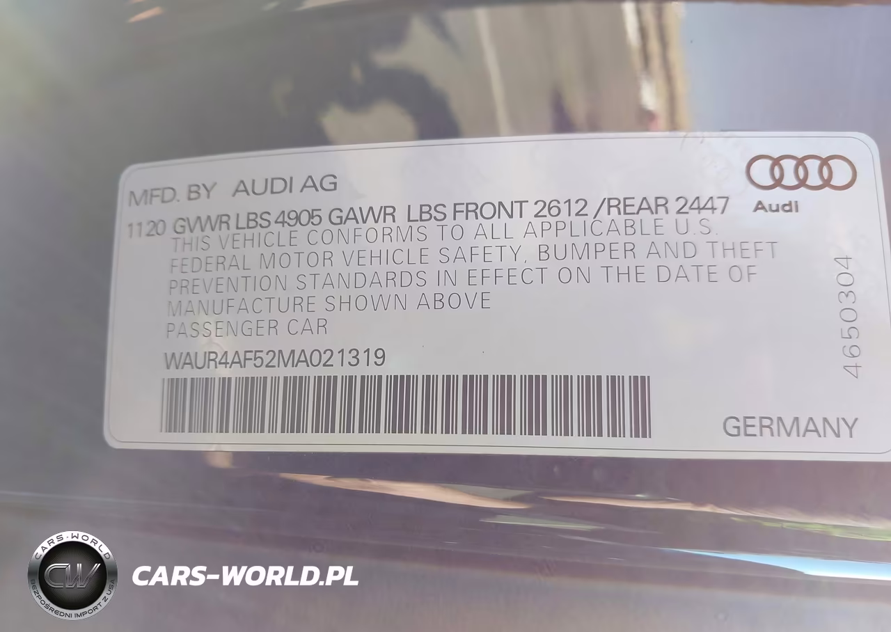 2021 Audi S5 Prestige Tfsi Quattro Tiptronic VIN:WAUR4AF52MA021319 - 9