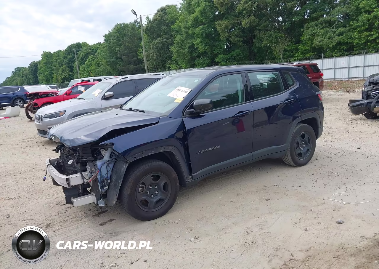 2019 Jeep Compass Sport Fwd VIN:3C4NJCAB6KT646704 - 2