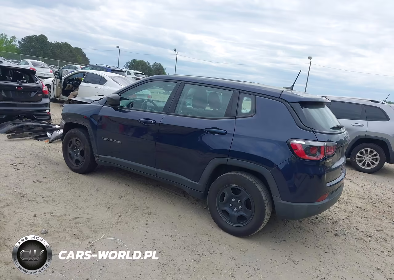2019 Jeep Compass Sport Fwd VIN:3C4NJCAB6KT646704 - 3
