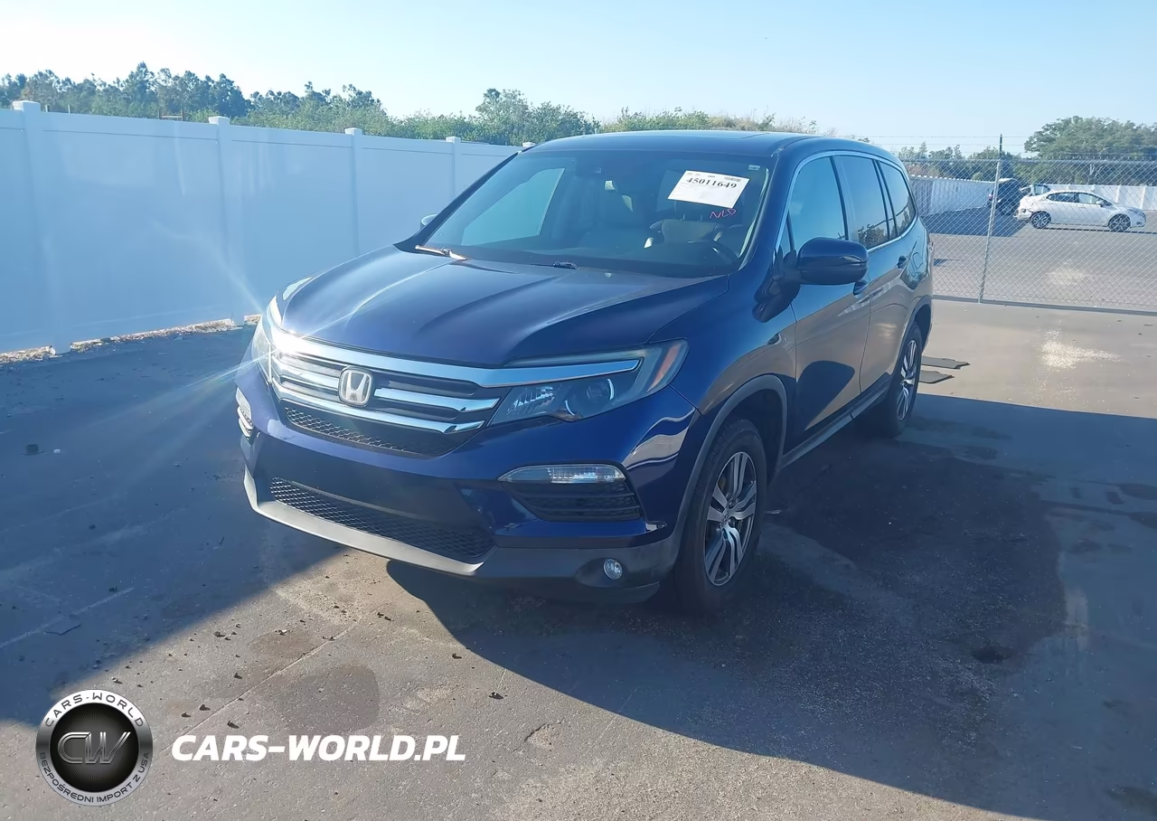 2016 Honda Pilot Ex-L VIN:5FNYF5H6XGB045479 - 2