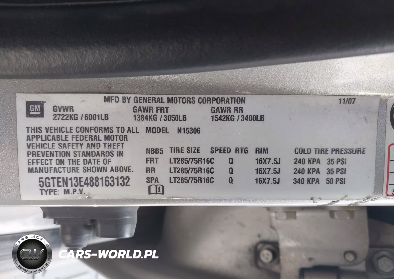 2008 Hummer H3 Suv VIN:5GTEN13E488163132 - 9