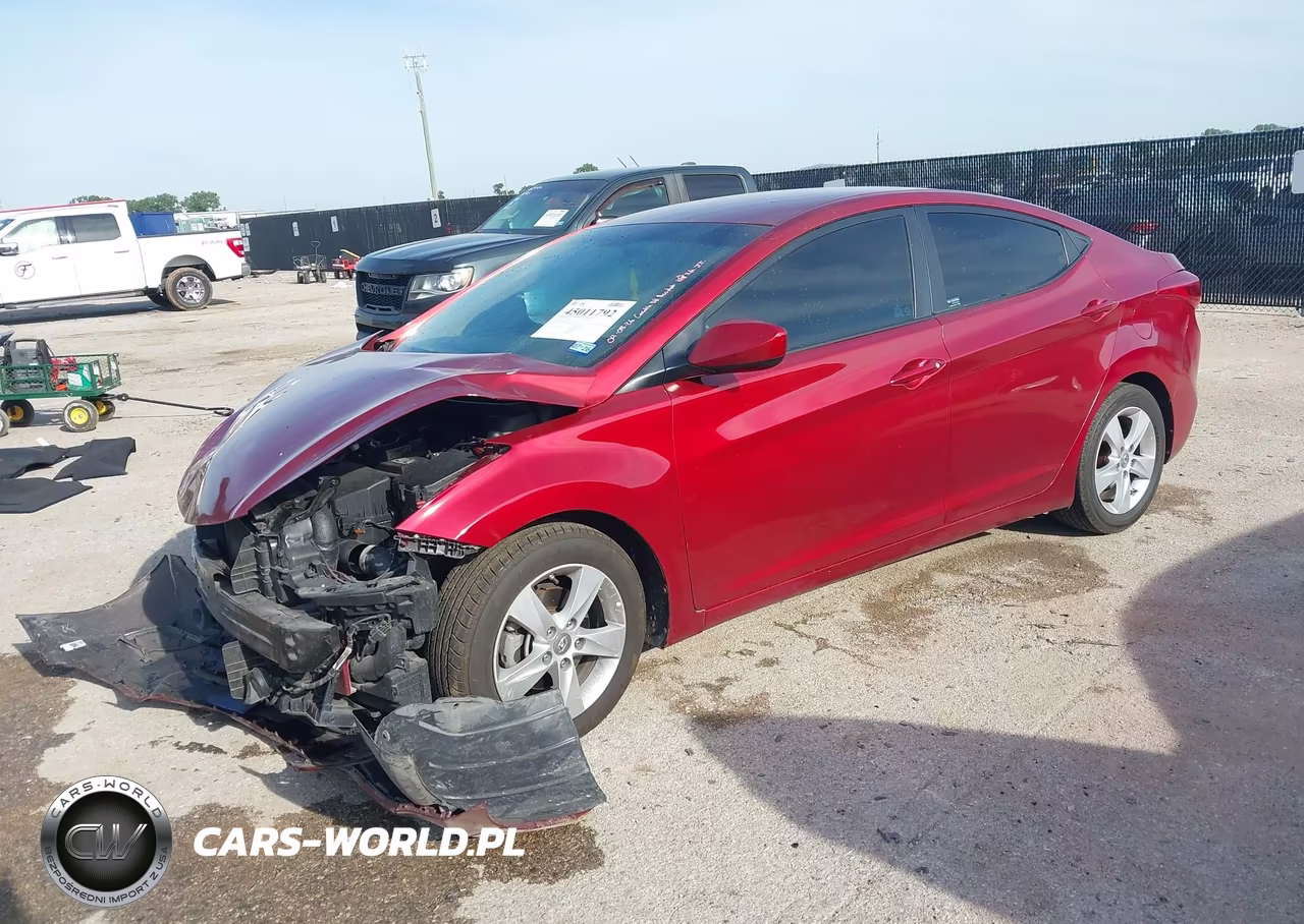 2013 HYUNDAI ELANTRA GLS VIN:5NPDH4AE5DH358120 - 2