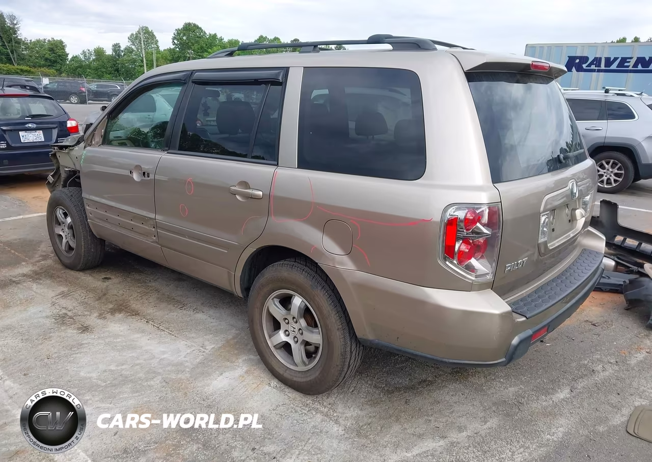 2007 Honda Pilot Ex-L VIN:5FNYF28767B023146 - 3