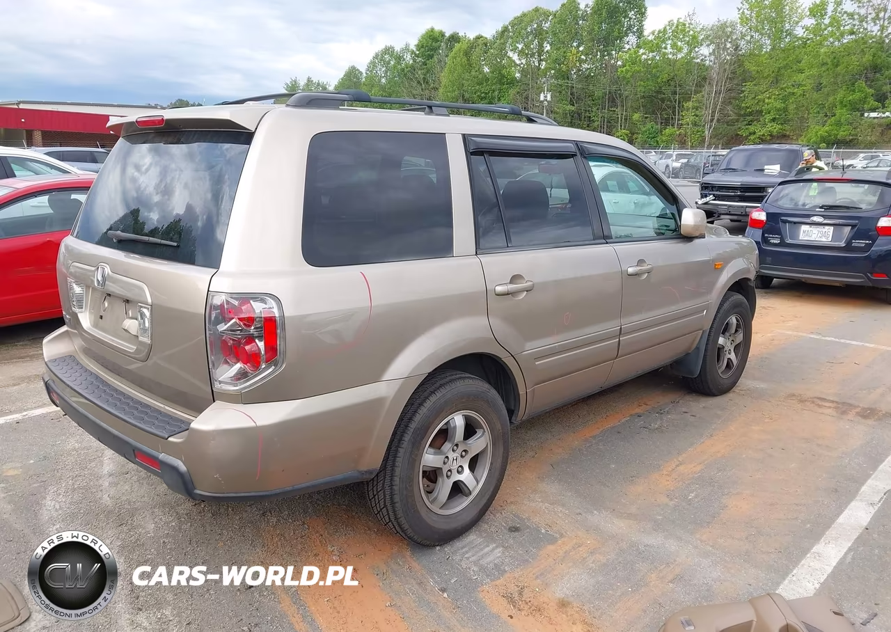 2007 Honda Pilot Ex-L VIN:5FNYF28767B023146 - 4